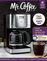 Mr. Coffee 12-Cup Programmable Coffee Maker, Stainless Steel Mr. Coffee
