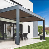 VICLLAX 90% Shade Fabric Sun Shade Cloth Privacy Screen with Reinforced Grommets for Outdoor Patio Garden Pergola Cover Canopy 10x10 FT, Mocha VICLLAX