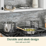 Cuisinart 11-Piece Cookware Set, Chef's Classic Stainless Steel Collection 77-11G Cuisinart