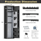 INTERGREAT 4-6 Gun Safes,Gun Safe for Rifles and Pistols,Shotgun Rifle Safe,Gun Safes for Rifle and Shotguns,with Digital Keypad/Removable Shelf for Rifles Safes INTERGREAT