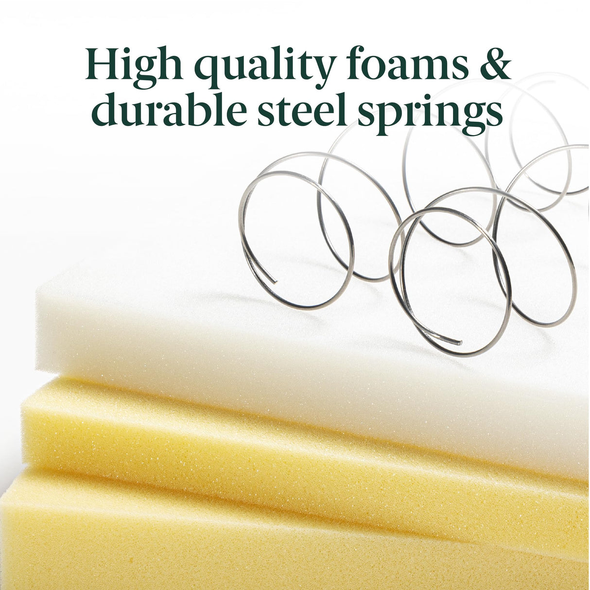 ZINUS 12 Inch Foam and Spring Hybrid Mattress [New Version], Twin, Fiberglass Free, Medium Firmness, Durable Support, Certified Safe Foams & Fabric, Mattress in A Box ZINUS