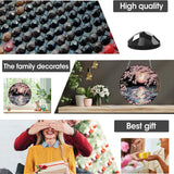 Yomiie DIY Double Sided Sun Catcher Window Hanging – Diamond Painting Pendant Kit with Dolphin Animal & Flowers Design, Spring Outdoor Decor Hanging Ornament, 5D Diamonds Art for Home/Garden 8x8 inch Yomiie