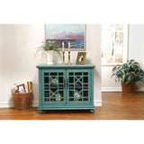 Martin Svensson Home Elegant Small Spaces TV Stand White with Gray Top Martin Svensson Home