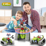 VOPOGLNE 5 in 1 STEM Robot Building Kit, APP & Remote Control Robotics Building Toys, 705 Pcs DIY Building Robot/RC Car/Tank with Light, Building Toy Gifts for Boys Girls Kids 8-16 Science Learning VOPOGLNE
