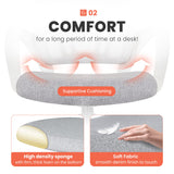 NEO CHAIR Office Chair Computer Desk Chair Gaming Ergonomic Mid Back Cushion Lumbar Support with Comfy Mesh Adjustable Swivel Rolling Home (Grey) NEO CHAIR