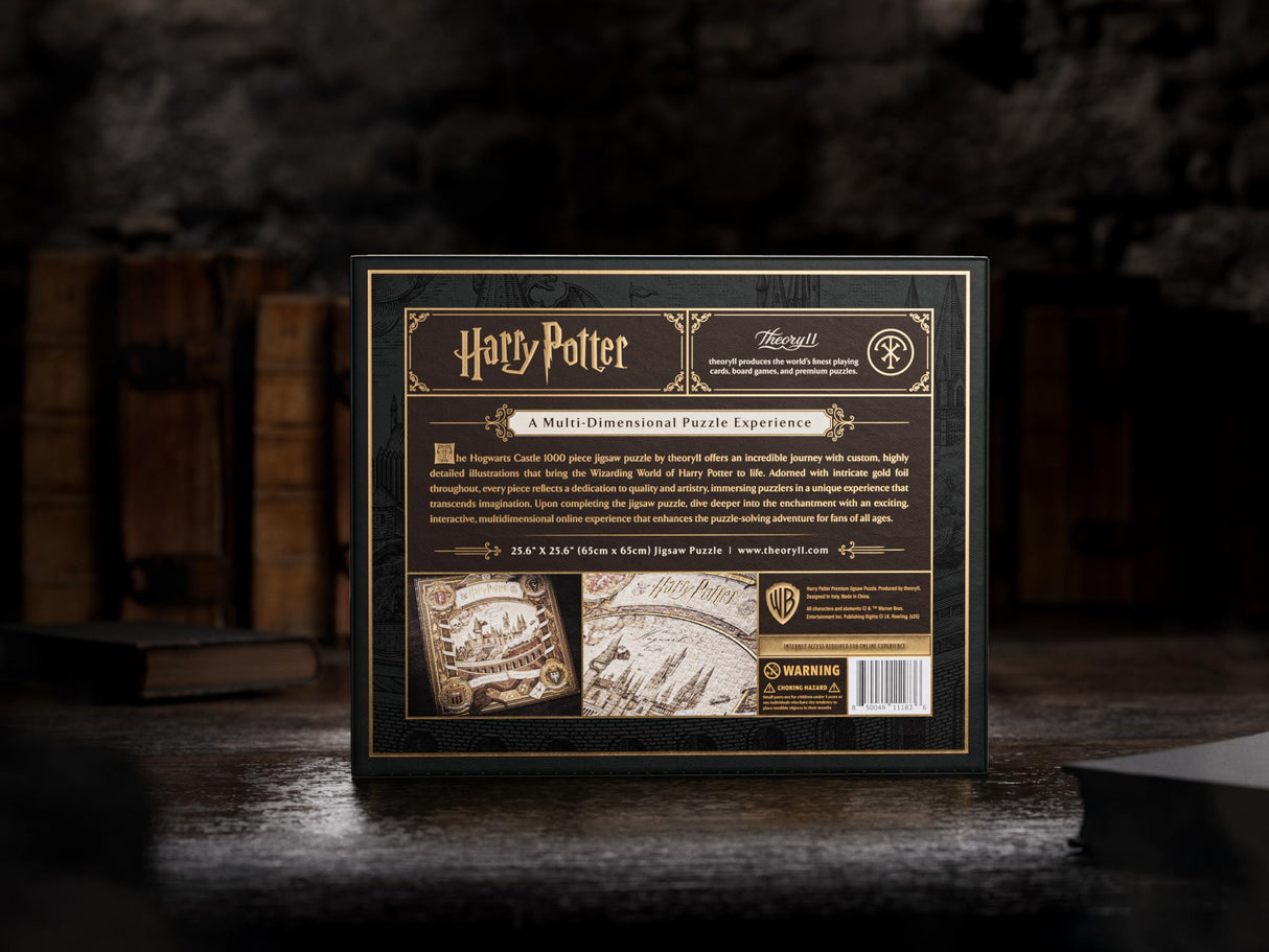 theory11 Harry Potter Jigsaw Puzzle - 1,000 Piece Jigsaw Puzzle - Officially Licensed Harry Potter Merchandise & Collectibles - Precision Fit and Premium Quality - Intermediate Puzzle theory11
