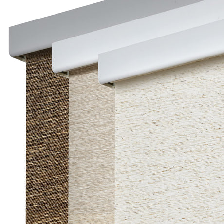 Persilux Free-Stop Cordless Window Blinds Light Filtering Roller Shades for Windows (Khaki 56" x 72") Natural Woven UV Protection Privacy Roller Blinds for Indoor Windows, Home, Office, Patios Persilux