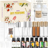 JUYRLE Perfume Making Kit- DIY Roller Perfume Making Kits for Women, Make Your Own Scent with Essential Oil, Bottle, Roller Fragrance Set, Fragrance Gifts for Women Girls JUYRLE