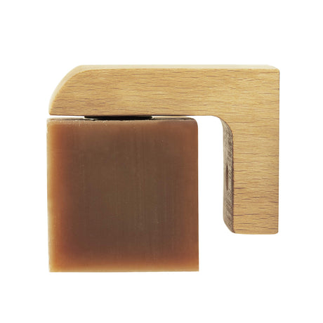 Professor Fuzzworthy Wood Air Dry Magnetic Soap Holder in-Shower Storage for Soaps & Beard Shampoo Bars - No More Soggy Soaps - Wooden Soap Dish Dispenser Bath Kitchen & Shower PROFESSOR EDWARD J FUZZWORTHY'S