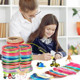 Yungden 1.75mm 3D Pen Filament Refills, 30 Colors 3D Pen Colors, Each Color 10 Feet, Total 300 Feet, Compatible with MYNT3D and SCRIB3D 3D Pens, Not Used for 3Doodler Pen (3D Pen Not Included) Yungden