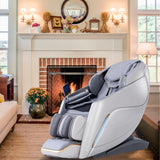 Alfine A710 Pro 4D Massage Chair iRest System, Full Body Zero Gravity Recliner with SL Track, 20 Modes, Yoga Stretching, Health Detection, APP & AI Voice Control and Auto Extendable Footrest (Beige) Alfine