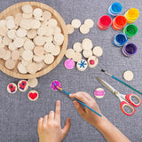 400 PCS Mini Wood Slices, 1 Inch Diameter Unfinished Round Wood Slices for Creative DIY Crafts and Decorations by GNIEMCKIN GNIEMCKIN