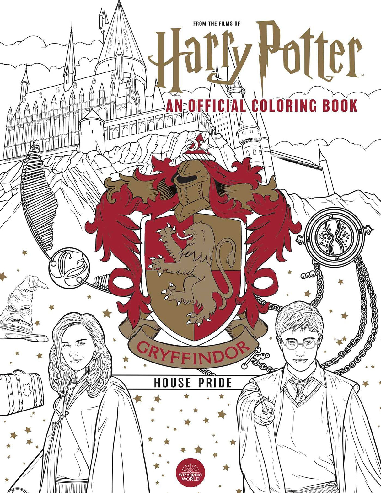 Harry Potter: Gryffindor House Pride: The Official Coloring Book: (Gifts Books for Harry Potter Fans, Adult Coloring Books) Insight Editions