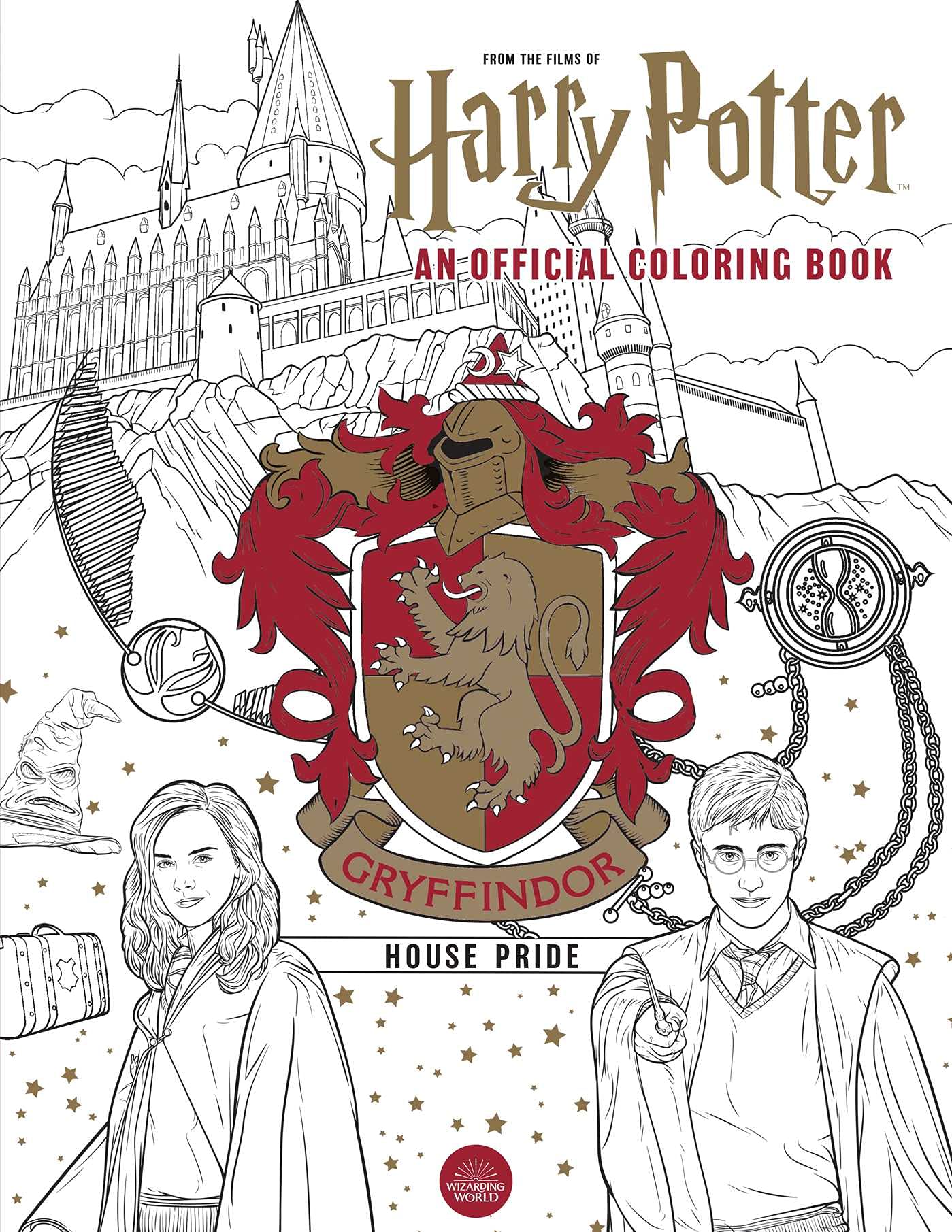 Harry Potter: Gryffindor House Pride: The Official Coloring Book: (Gifts Books for Harry Potter Fans, Adult Coloring Books)