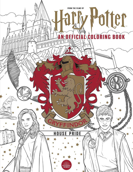 Harry Potter: Gryffindor House Pride: The Official Coloring Book: (Gifts Books for Harry Potter Fans, Adult Coloring Books) Insight Editions