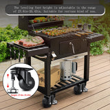 COOWOO 3" Leveling Plate Caster Wheels with Adjustable Anti-Vibration Leveling Foot Pad Heavy Duty Swivel casters for Workbench, Machine Equipment, COOWOO