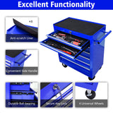 Rolling Tool Chest, 7-Drawer Rolling Tool Box With Interlock System And Wheels For Garage, Warehouse, Workshop, Repair Shop BouPower