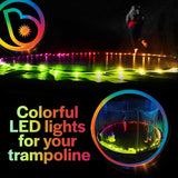 Brightz Bounce LED Trampoline Lights Trampoline Accessories for Kids Trampoline Toys Trampoline Games 14 14ft 16 16ft 15 15ft Summer Fun for Kids Outdoor Trampoline Game Trampoline Stuff Brightz