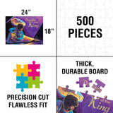 African American Expressions - Praise Dancer with Umbrella Puzzle – 500-Piece African American Jigsaw Puzzle for Adults | Inspirational Black Women Puzzle African American Expressions