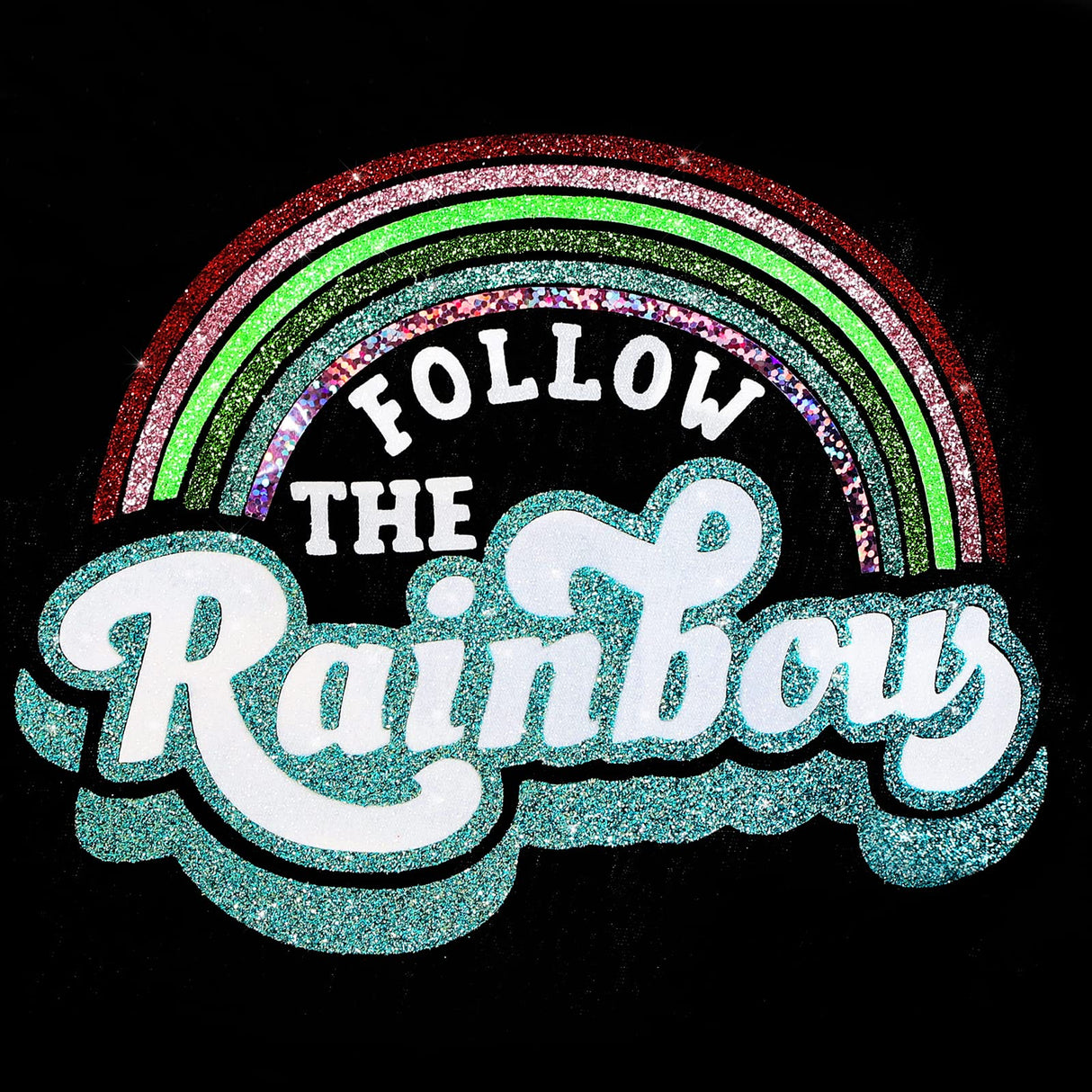 GIRAFVINYL White Glitter HTV Heat Transfer Vinyl 12" X 8ft Sparkle White Iron on Vinyl Glitter for T Shirts,Garments Bags(Glitter White HTV) GIRAFVINYL