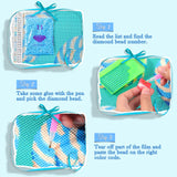 DIY 5D Diamond Painting Kits for Adults Red Betta Fish Fish Diamond Painting Diamond Art Kits Gem Art Kits for Gift Home Wall Decor 12x16 inch PUAGEMTI