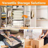 24 Pack Vacuum Storage Bags with Electric Pump, (5 Jumbo, 5 Large, 5 Medium, 5 Small, 4 Roll Up Bags) Space Saver Bag for Clothes, Mattress, Blanket, Duvets, Pillows, Comforters,Travel GONGSHI