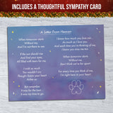 Capti Rainbow Bridge Dog Memorial Gifts, Cat Memorial Gifts - I'll Meet You at The Rainbow Bridge - Pet Loss Gifts, Bereavement, Sympathy Keepsake Dog Mom, Dog Dad for Loss of Pet (Dog and Mom) Capti