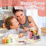 Flever Dollhouse Miniature DIY House Kit Creative Room with Furniture for Romantic Artwork Gift (Taste of Life) Flever