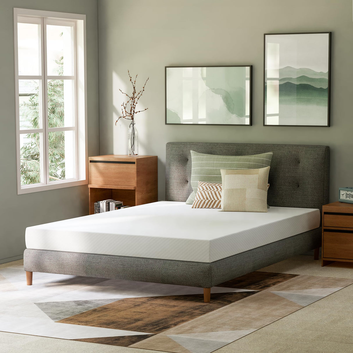 GAESTE 6 Inch Full Cooling Memory Mattress Medium Firm CertiPUR-US Certified Pressure Relief & Cool Sleep Mattress-in-a-Box Comfort & Supportive Fiberglass Free (Full, 6 in) GAESTE