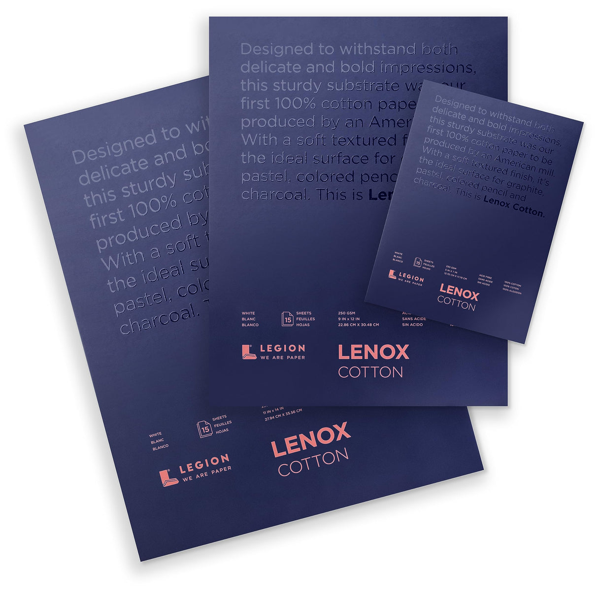 Legion Lenox 100 Pad , 5 X 7 Inches, Off-White, 15 Sheets Legion