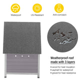 Aivituvin Outdoor Cat House,Wooden Cat Houses for Outdoor Cats,Weatherproof Feral Cat House Outdoor with Opening Top,Perfect for Feral Cats and Outdoor Pets Aivituvin