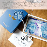 Pet Memorial Suncatcher, Dog Memorial Gifts, Pet Loss, Pet Sympathy, Thoughtful Dogs and Cats Remembrance, Bereavement Gifts ARUN