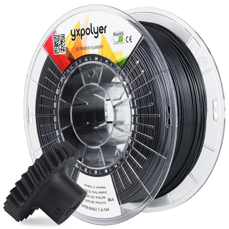 3D Printer Filament PPS Filament Toughened and Modified 1kg 2.2lbs, 1.75mm Engineering Chemically Resistant Thermoplastics with PC Spool, 3D Printing Filament High Melting Point Up to 300°C yxpolyer