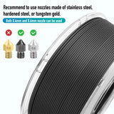 YXPOLYER PC-CF Filament Polycarbonate PC Carbon Fiber Engineering-Grade Filament 1.75mm 1kg with Reusable High-Heat Tolerant Spool yxpolyer