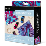 Brea Reese: Acrylic Paint Pouring Kit - Holiday Wall Art - Customize 2 Mini Canvas Boards, DIY Art Set, All-in-1 Activity, Festive Adult Craft Project Brea Reese