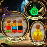 Alritz Science Potions Kit for Kids - 23 Magic Mix Potion Bottles, Witches Cauldron, Birthday Christmas Party Decorations Gifts Toys for Boys Girls 8 9 10 11+ Years Old Alritz