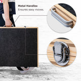 Tektalk 2000 Piece Foldable Puzzle Board with 8 Sorting Trays/Drawers, Jigsaw Puzzle Table with Cover, Storing for 2000, 1500, 1000, 500 Jigsaw Puzzle Pieces Tektalk