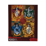 AQUARIUS Harry Potter Puzzle House Crests (1000 Piece Jigsaw Puzzle) - Officially Licensed Harry Potter Merchandise & Collectibles - Glare Free - Precision Fit - 20x28in AQUARIUS