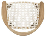 Safavieh Home Collection Wade Light Oak Teak Wood Arm Chair Safavieh