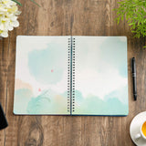 SIIXU Spiral Journals for Women, Hardcover Notebook, Colorful Blank, Large, 128 Pages, B5, 6.8”x9.8, Summer SIIXU