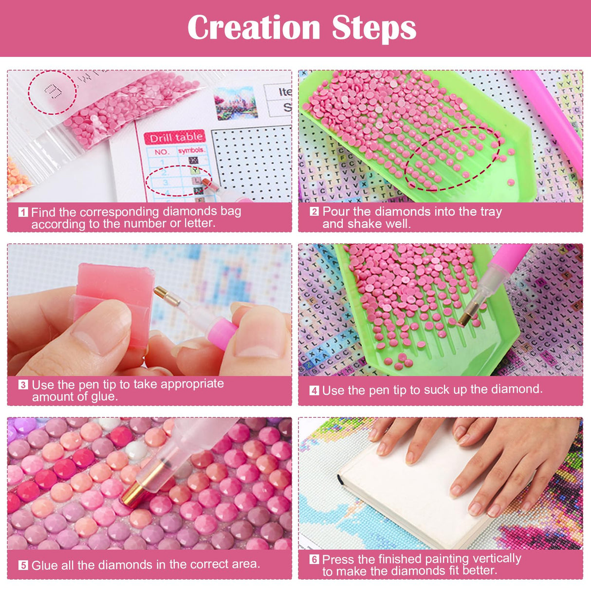 MXJSUA DIY Waterfall Diamond Painting Kits for Adults, Pavilion Scenery Diamond Gem Art Painting for Beginners, Diamond Picture with Full Round Drill Dots Craft Set Gift, 12 * 16 Inch MXJSUA