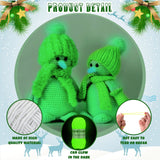 WILLBOND 5 Rolls Glow in The Dark Yarn Luminous Crochet Yarn for Crocheting DIY Knitting Glow Fingering Sewing Supplies for Arts Crafts Sewing Party Supplies, 54.7 yd Per Roll (Classic Colors) WILLBOND