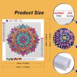 PFFNGPEN Diamond Painting Kits for Adults, 5D DIY Diamond Art Kits for Beginners, Full Drill Round Diamond Art for Home Wall Decor,Mandala, 12x12 inch PFFNGPEN
