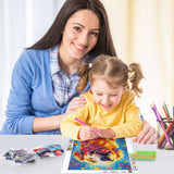 RICUVED Diamond Art Kits for Adults, Dog Diamond Art Kits Full Drill 5D Animal Diamond Art, Golden Retriever Gem Dots Art and Crafts for Gift Home Wall Decor 12x16 Inch/30x40cm RICUVED