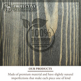 MyGift 15 x 11 inch Wall Mounted Vintage Gray Solid Wood Display Case, Hanging Shadow Box with Clear Viewing Panel on Hinged Door, Metal Latch and MyGift