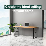 Yes4All Metal Table Legs 30 inch Height, Industrial Pipe Metal Table Legs, Desk Legs for Dining Table, Desk, Set of 2 Yes4All