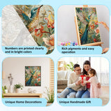 Mnsdiyrs Hummingbird Paint by Numbers Kits for Adults, Paint by Numbers for Adults, Acrylic Painting by Numbers Kits Canvas for Gift Home Wall Decor 16x20 Inch Mnsdiyrs