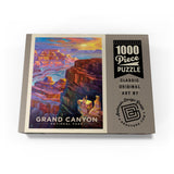 MyPuzzle Grand Canyon National Park: Sunset, Vintage Poster - Premium 1000 Piece Jigsaw Puzzle for Adults MyPuzzle.com