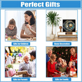 GDYEEH DIY 5D Sleepy Sun and Moon Diamond Art Kits, Round Full Drill Sparkling Diamond Painting Picture, Fantasy Diamond Painting Art Kits Craft for Adults Beginners, Home Wall Decor 12x12 inch GDYEEH