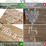 Mothers Day Gifts for Mom Women, Housewarming Gifts New Home Wall Decor Sign, This Is Us Family Picture Frame Wedding Gifts for Couples Farmhouse Rustic Wood Hanging Photo Holder New Homeowner Gifts MAYICIVO